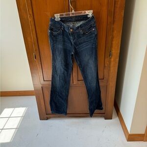 Simply Vera Wang mid rise boot cut denim jeans size4 30 in inseam